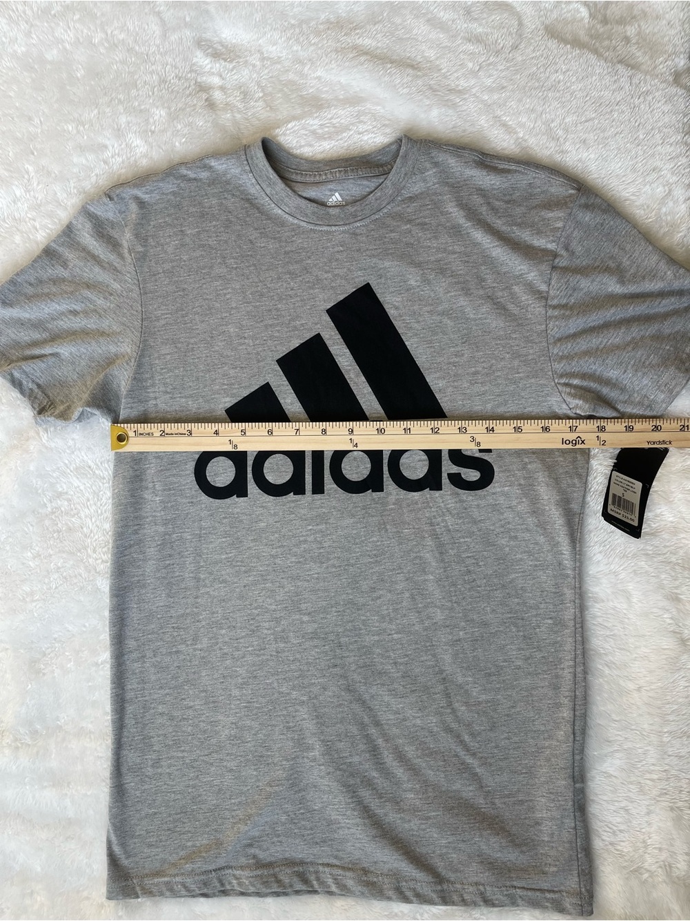 NWT Adidas Golf Men's Size Small Gray Badge of Sport Logo Graphic T-Shirt S - Picture 6 of 7